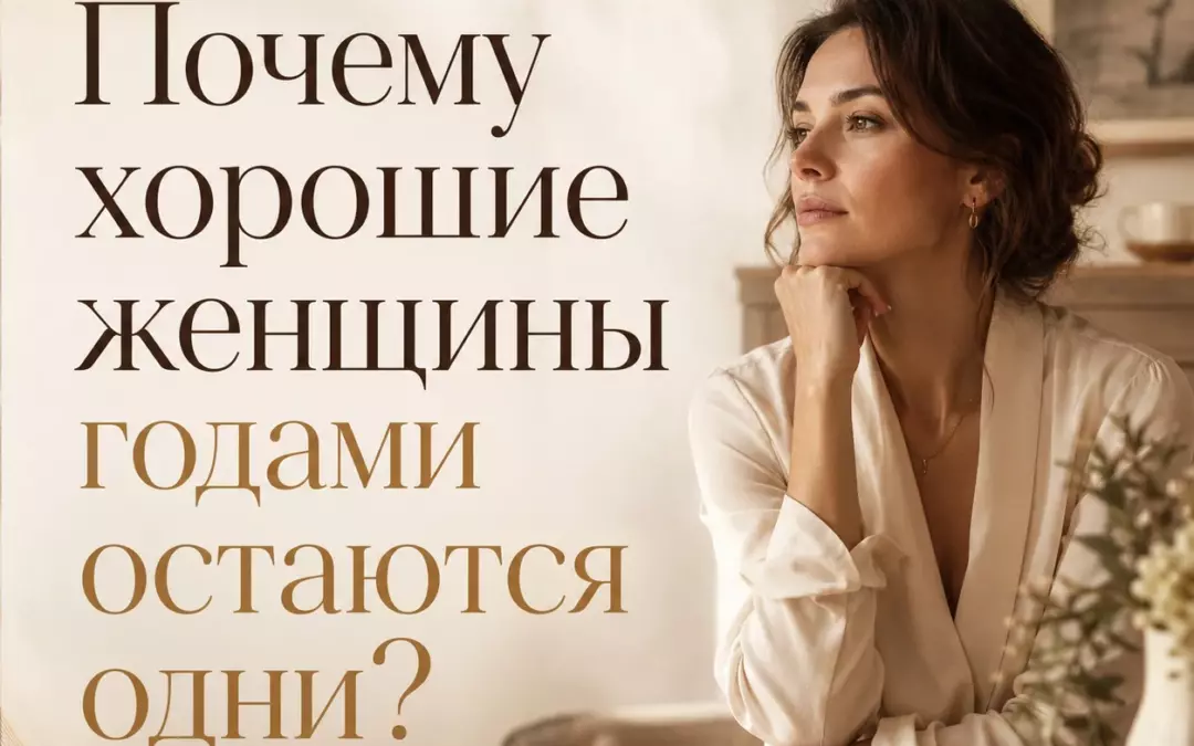 Почему хорошие женщины годами остаются одни?