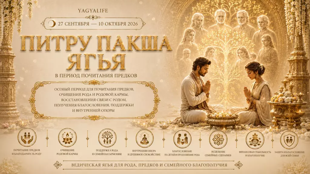 Питру Пакша 2026 ягья заказать онлайн
